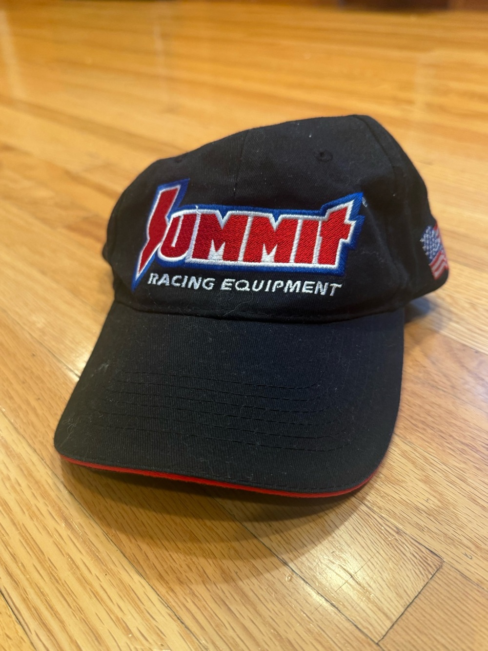 Summit Racing Equipment Black Logo Hat USA